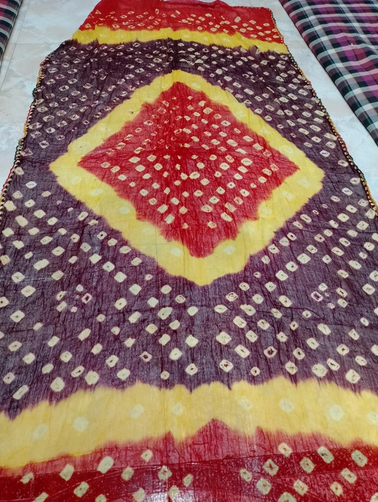 Bandhni dupatta uploaded by Kohinoor suit collection on 9/7/2022