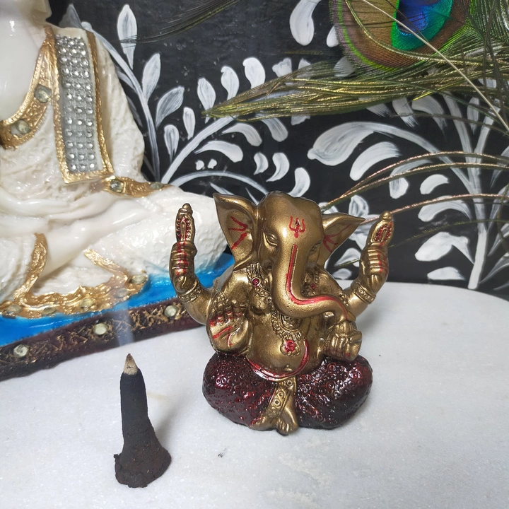 Mr dev bronze ganesha idol 3inchi  uploaded by Dev craft on 9/7/2022