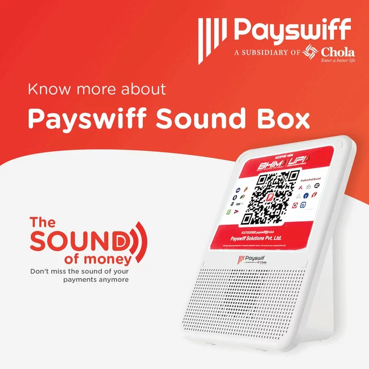 Payswiff sound box uploaded by payswiff solutions pvt ltd on 9/7/2022