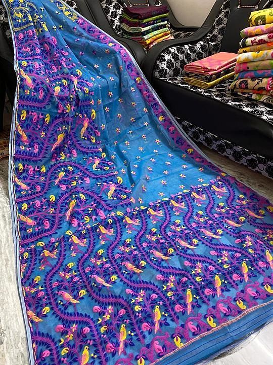 Soft Saree uploaded by SHIBAM TEXTILES on 12/11/2020