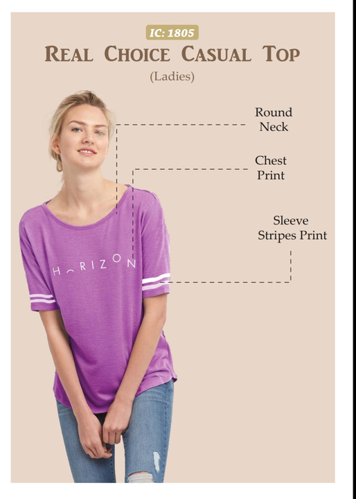 Ladies Casual Top uploaded by Arihant Apparels on 9/7/2022