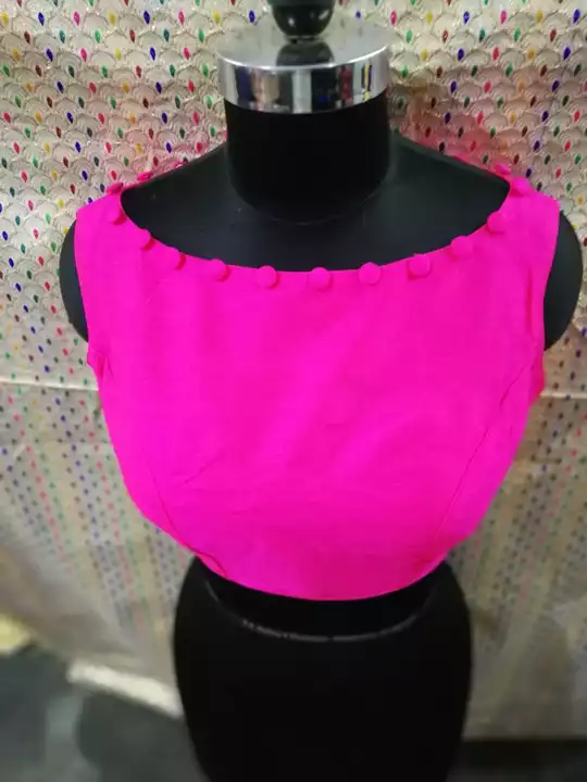 Duppian silk botneck fancy design blouses uploaded by Aaliya textile on 9/7/2022
