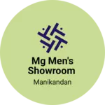 Business logo of MG men's showroom