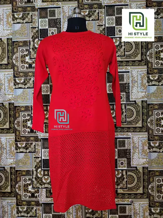 Embroidery Woolen Kurti uploaded by Hi Style on 9/8/2022
