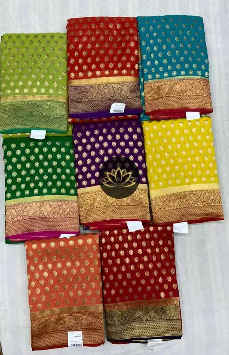 Banarsi gearjeat saree uploaded by business on 9/8/2022