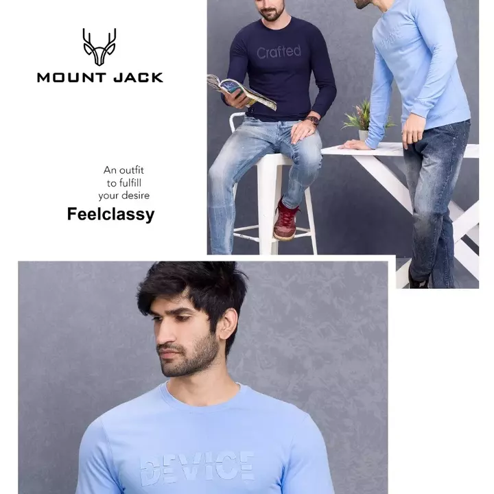 Mount Jack (Full Sleeves)Lot No. 379 -388 M-XXL uploaded by Shri Hanuman Ji Clothings on 9/8/2022