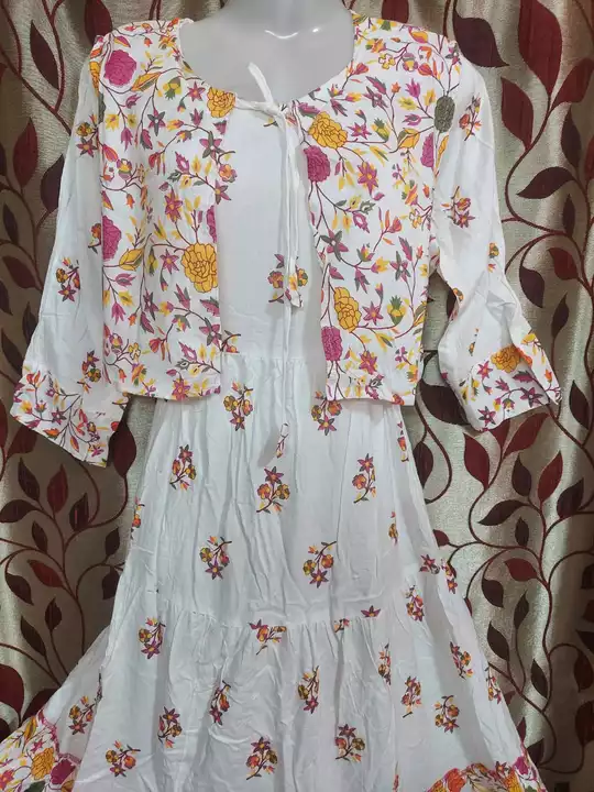 Long kurti with jacket...  uploaded by business on 9/8/2022
