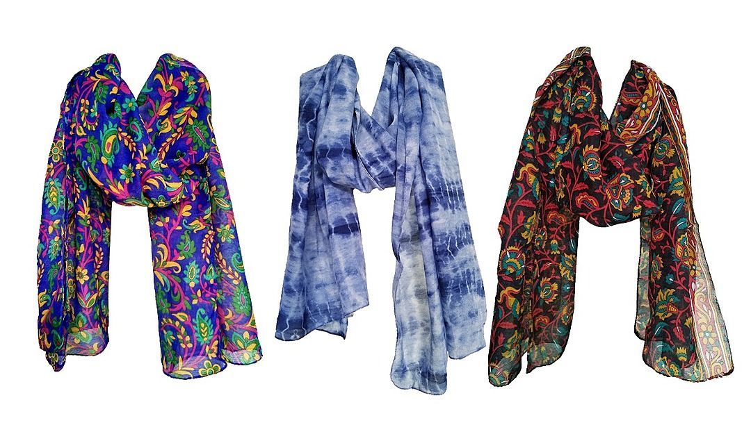 Vershaa women's cotton printed scarfs and stole uploaded by vershaa fashion hub on 12/11/2020