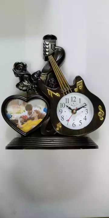 Clock guitar 🎸 with photo frem  uploaded by KALYANI TOYS on 9/8/2022