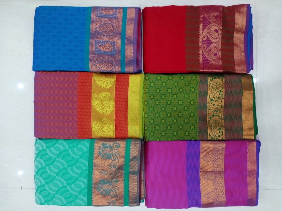 80s embose sarees uploaded by business on 9/8/2022