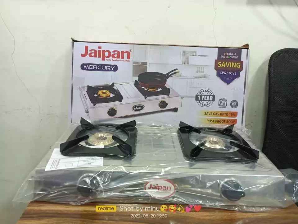Jaipan Gas stove uploaded by Bharat Traders on 9/8/2022