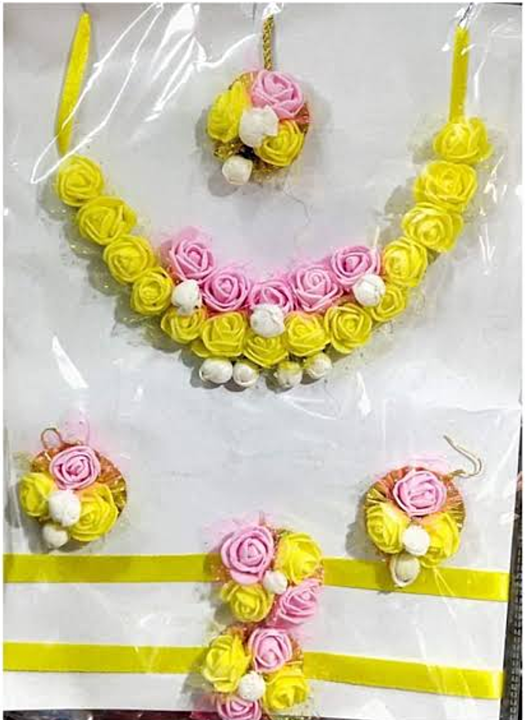 Flower jewellery uploaded by Nishi_jewels_and_decors on 12/11/2020