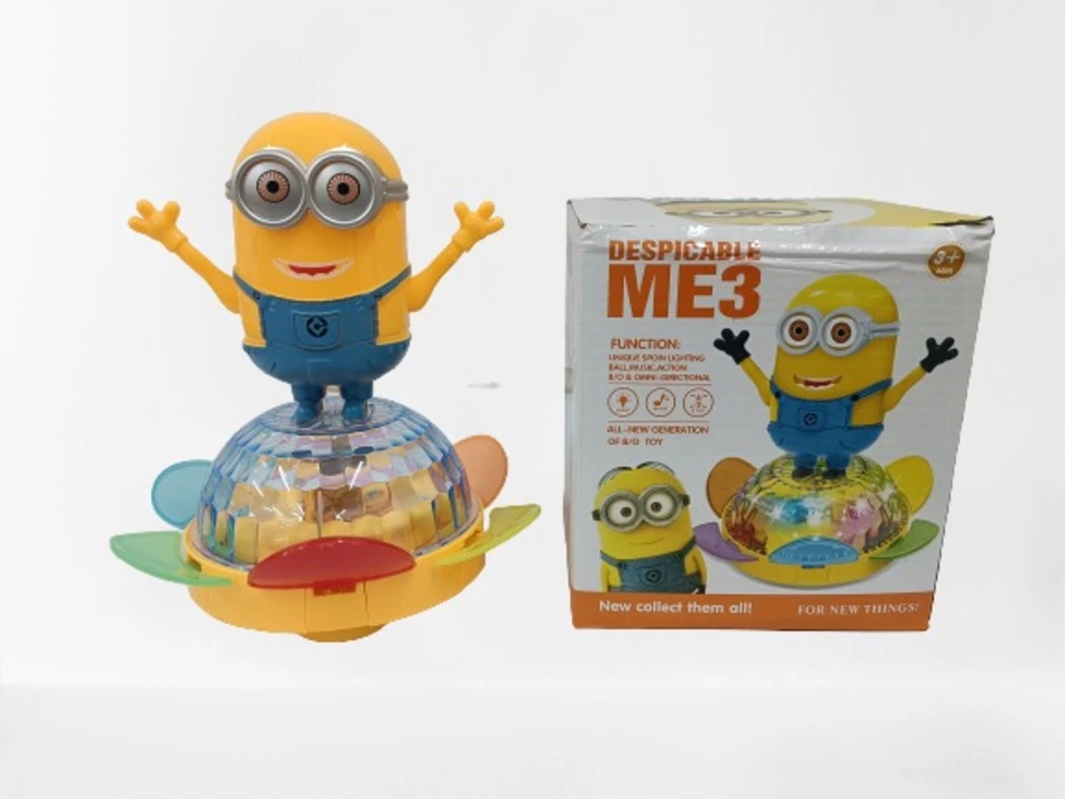 Minions Rotating electric 3D Light Musical toy  uploaded by Darling Toys by VG on 9/8/2022