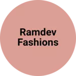 Business logo of Ramdev fashions
