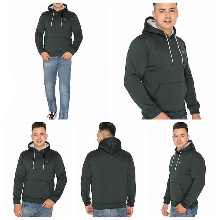 Full Sleeves Plain Sweatshirts for Men 350 GSM Fleece  Fabric uploaded by business on 12/11/2020