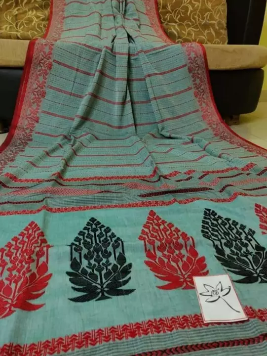 🌹🌹🌹EXCLUSIVE KHADI  SHAREE🌹🌹🌹COTTON BY SALAP KHADI🌹🌹🌹  BLAUSE PIECE🌹🌹🌹 uploaded by business on 9/8/2022