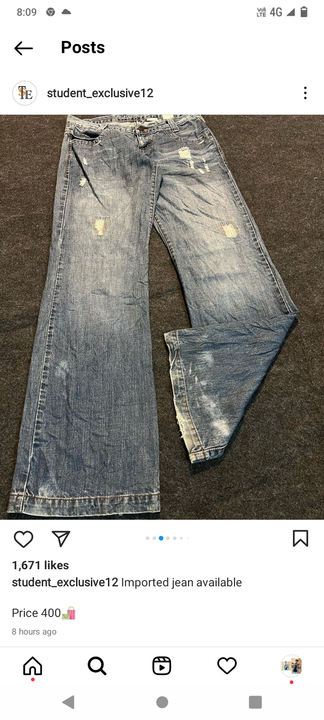 Jeans bootcut  uploaded by business on 9/8/2022