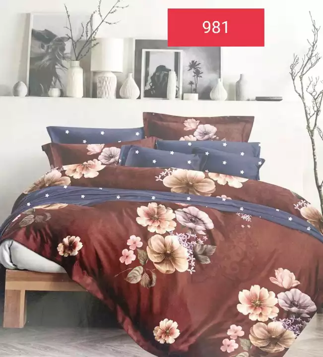 Premium Glace Cotton Bedsheet 90*100 uploaded by business on 9/8/2022