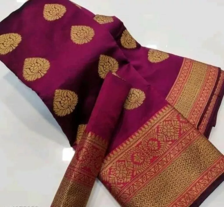 Post image Banarasi silk sareee Price 600 rs.