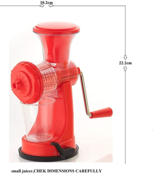 Plastic Hand Juicer Wellstick Red_nano_juicer uploaded by Online shopping on 9/8/2022