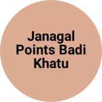 Business logo of Janagal points badi khatu