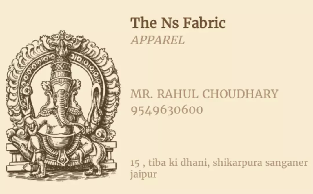 Post image Ns fabrics has updated their profile picture.
