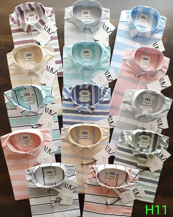 Post image ZaraMan
💯% Super Premium Gija Mini Oxford Fabric
14 Colours
Single Packing
M to 2XL
1:1:1:1
58 PCs Set
Code - H11
Price - 360