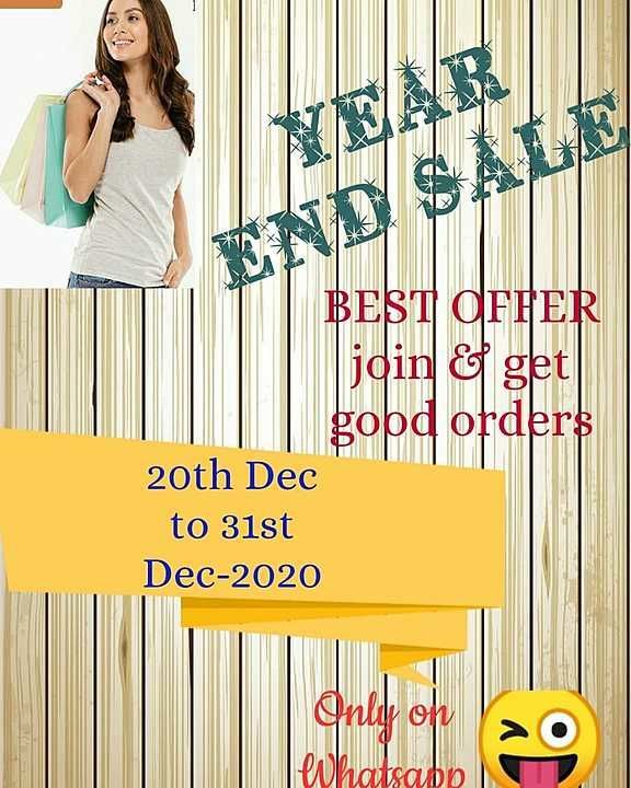 Going to start Year end sale from 20-31 dec 2020. uploaded by business on 12/12/2020
