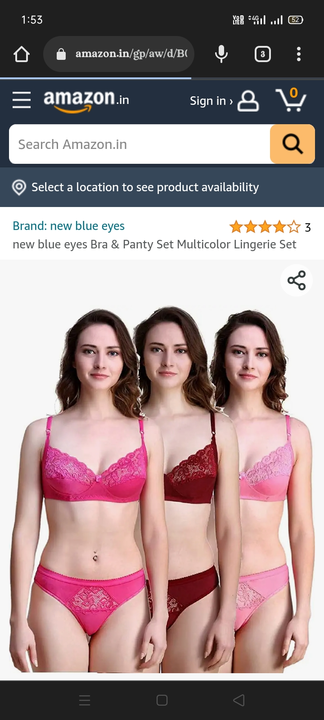 Bra and Panty set  uploaded by business on 9/9/2022