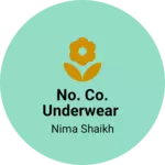 Business logo of No. Co. Underwear