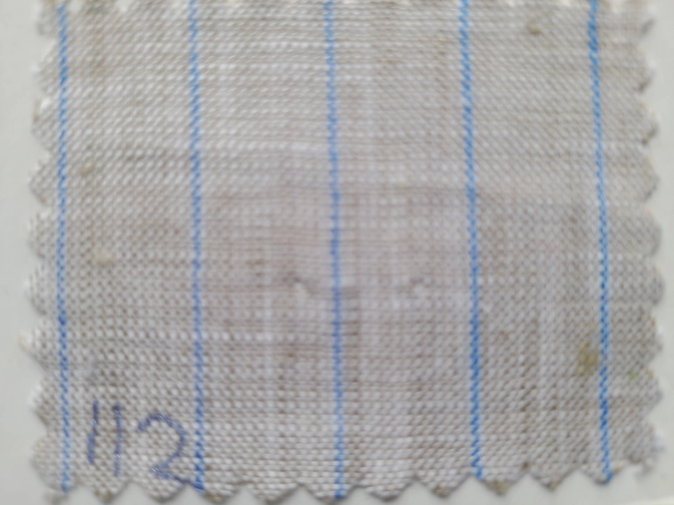 Pure Linen by Linen Stripes Fabric uploaded by V. Narendra & Co on 9/9/2022