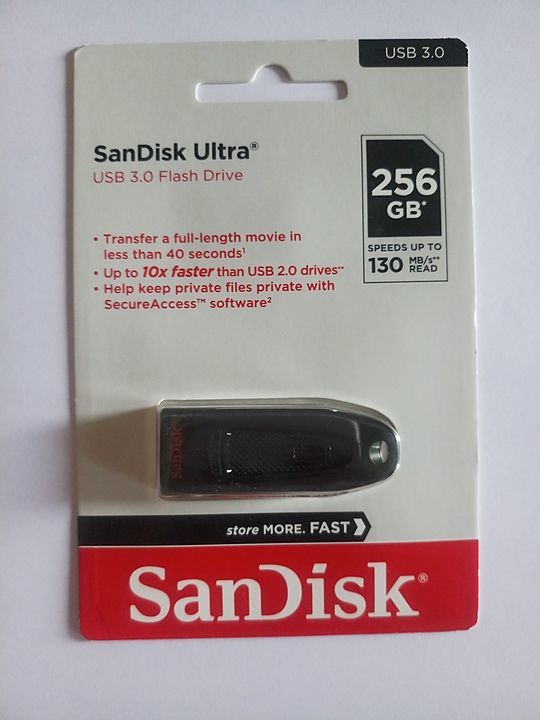 256GB ULTRA USB 3.0 FLASH DRIVE SPEED UP TO 130MB/s uploaded by business on 12/12/2020