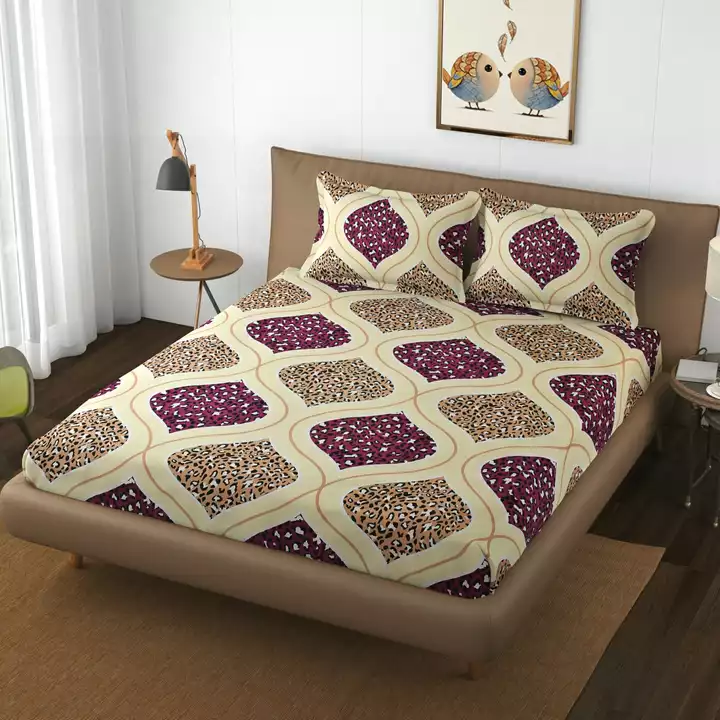 Double bedsheet Heavy Glace Cotton bedsheet (cotton feel) uploaded by business on 9/9/2022