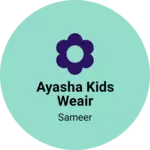 Business logo of Ayasha kids weair