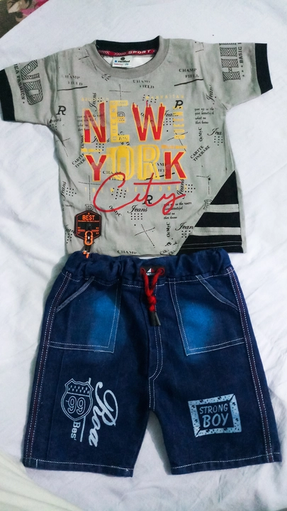 T-Shirt and Half Jeans Pant uploaded by AM VERIFIED COLLECTION on 9/9/2022