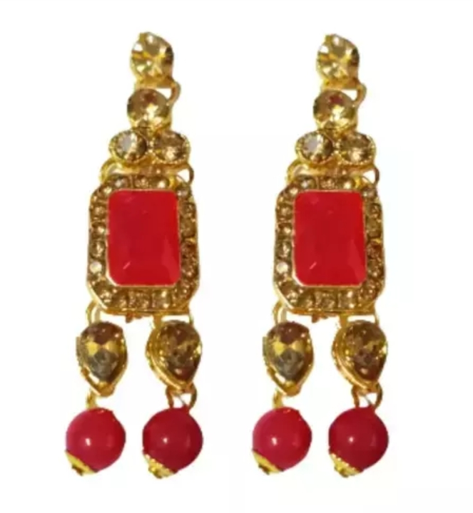 Gorgeous Alloy Jewellery Set (Ruby Red) uploaded by A.F International on 9/9/2022