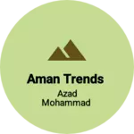 Business logo of Aman trends