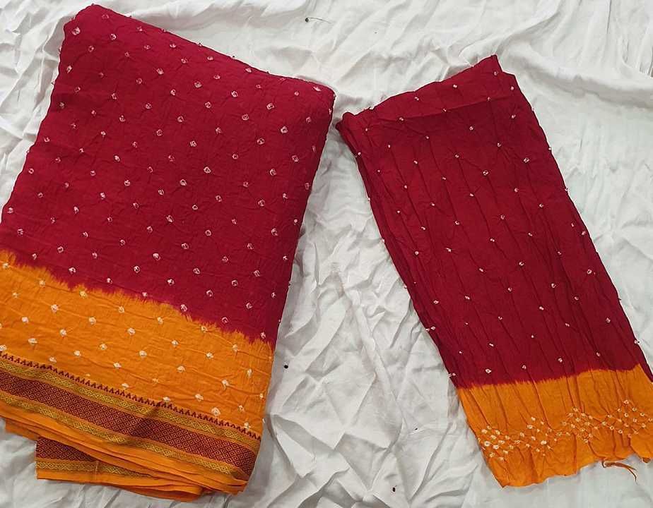 Bandhni Dress material uploaded by Classic Handicraft on 12/12/2020