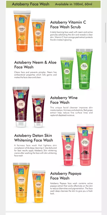 Ashta berry facewash 75 uploaded by business on 9/9/2022