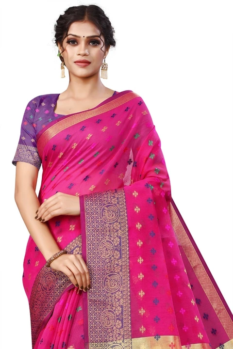 COTTON GADHWAL SAREE uploaded by business on 9/10/2022