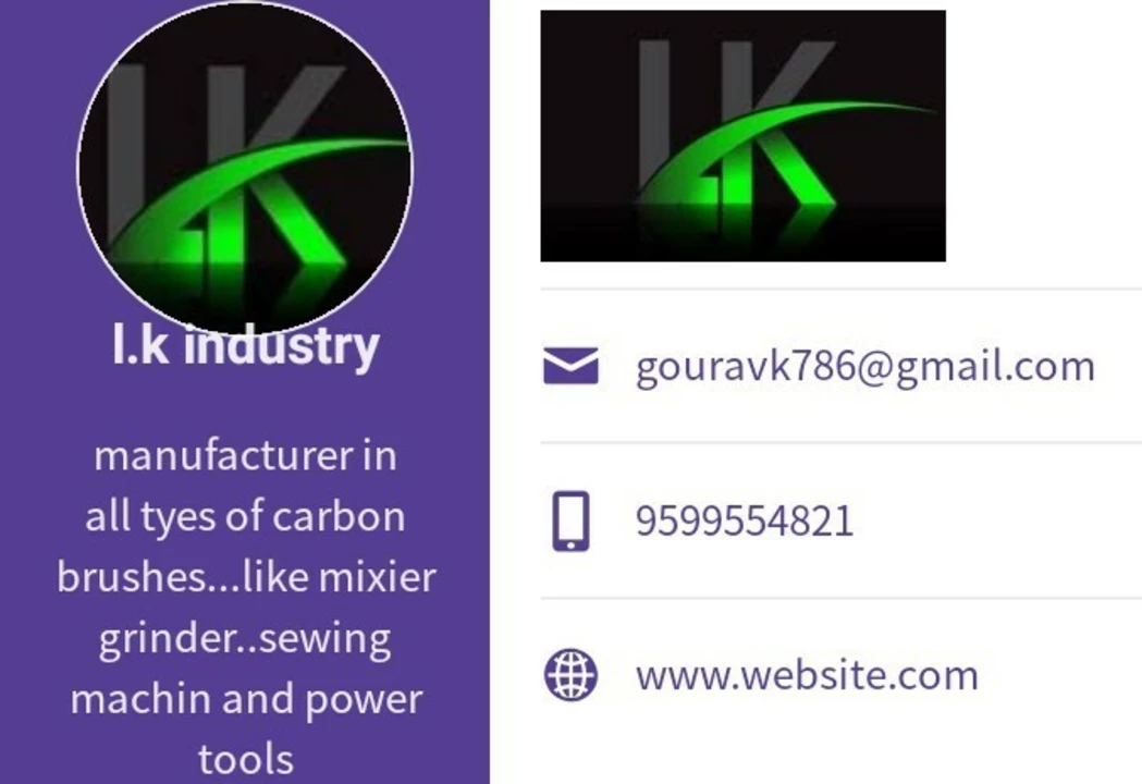 Visiting card store images of luv kush carbon