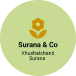 Business logo of Surana & co