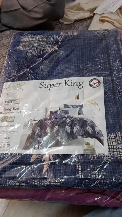 Bedsheet king size  uploaded by business on 9/10/2022