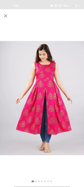 Front list kurti uploaded by business on 9/10/2022