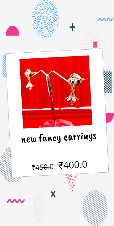 Disigning earings  uploaded by business on 9/10/2022