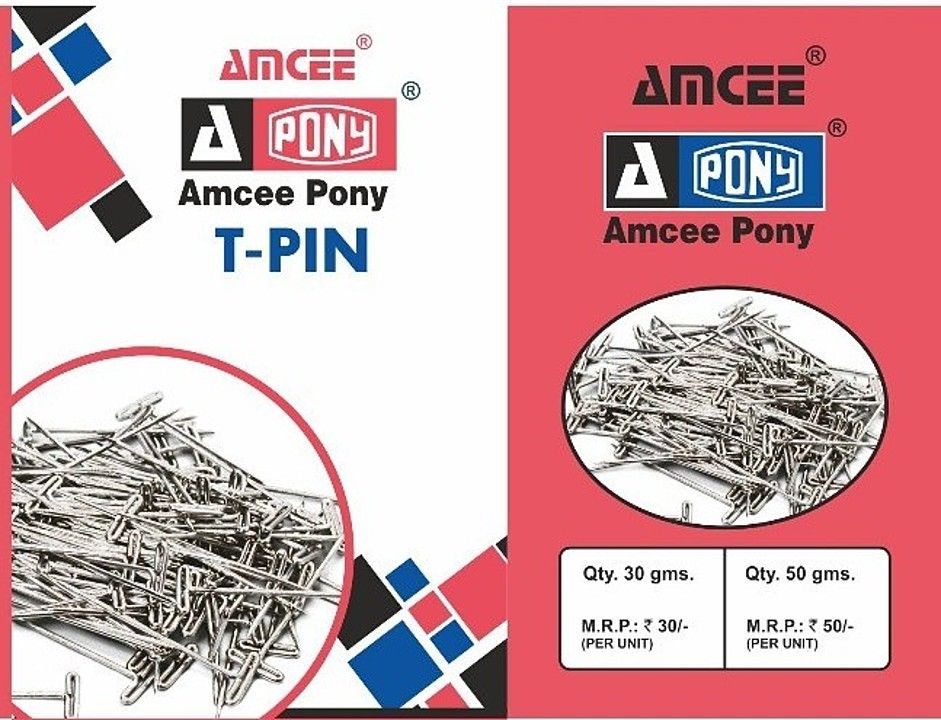 T-shape paper pin uploaded by AMCEE AGENCIES on 12/13/2020