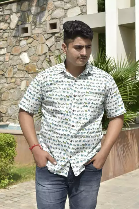Presenting Pure Cotton Hand Block Shirts for Men uploaded by Morn International on 9/10/2022