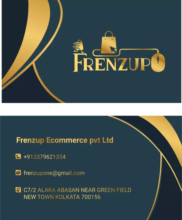 Visiting card store images of FRENZUP E-COMMERCE PVT LTD