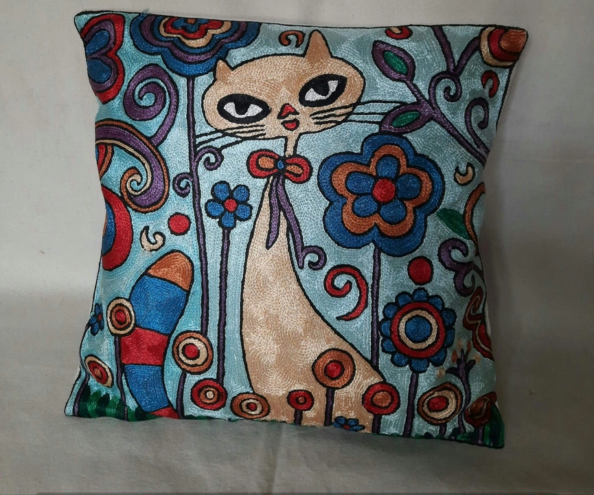 Chain Stitch Cushion Covers uploaded by Qasim & Sons on 9/11/2022