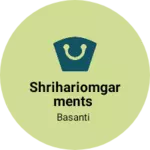 Business logo of SHRIHARIOMGARMENTS